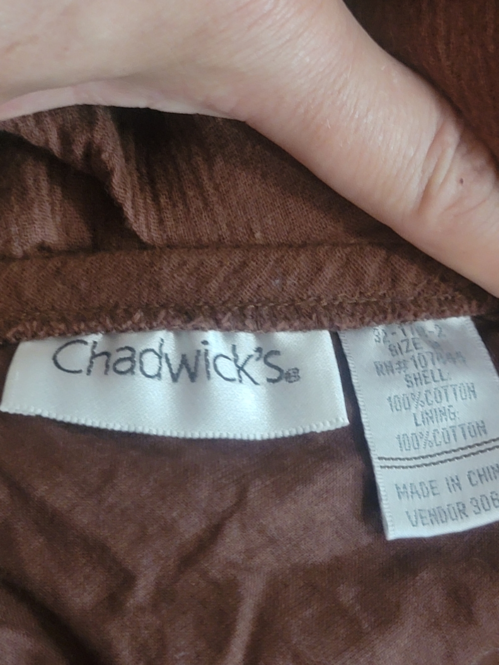 Chadwicks Brown Crinkle Cotton Maxi Skirt Boho Cottagecore Prairie Size M - Picture 6 of 7